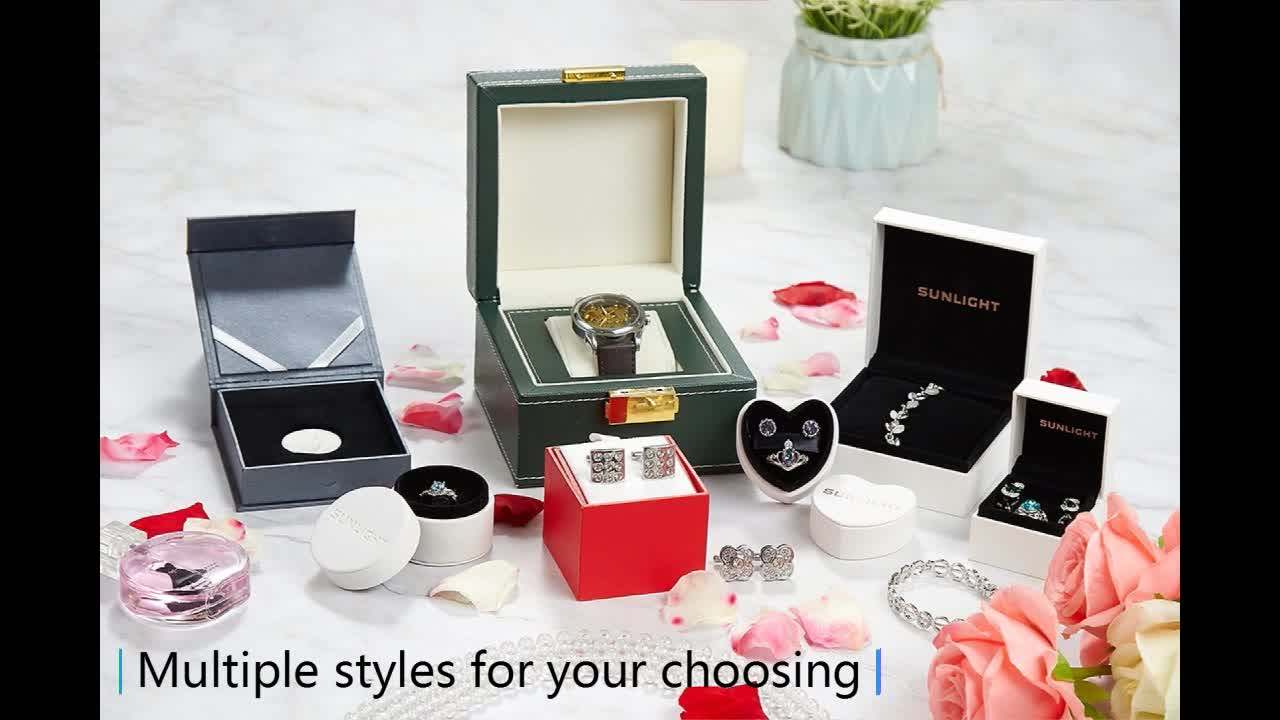 Wholesale Custom Logo Jewelry Box Packaging Gift Leather Ring Box Buy