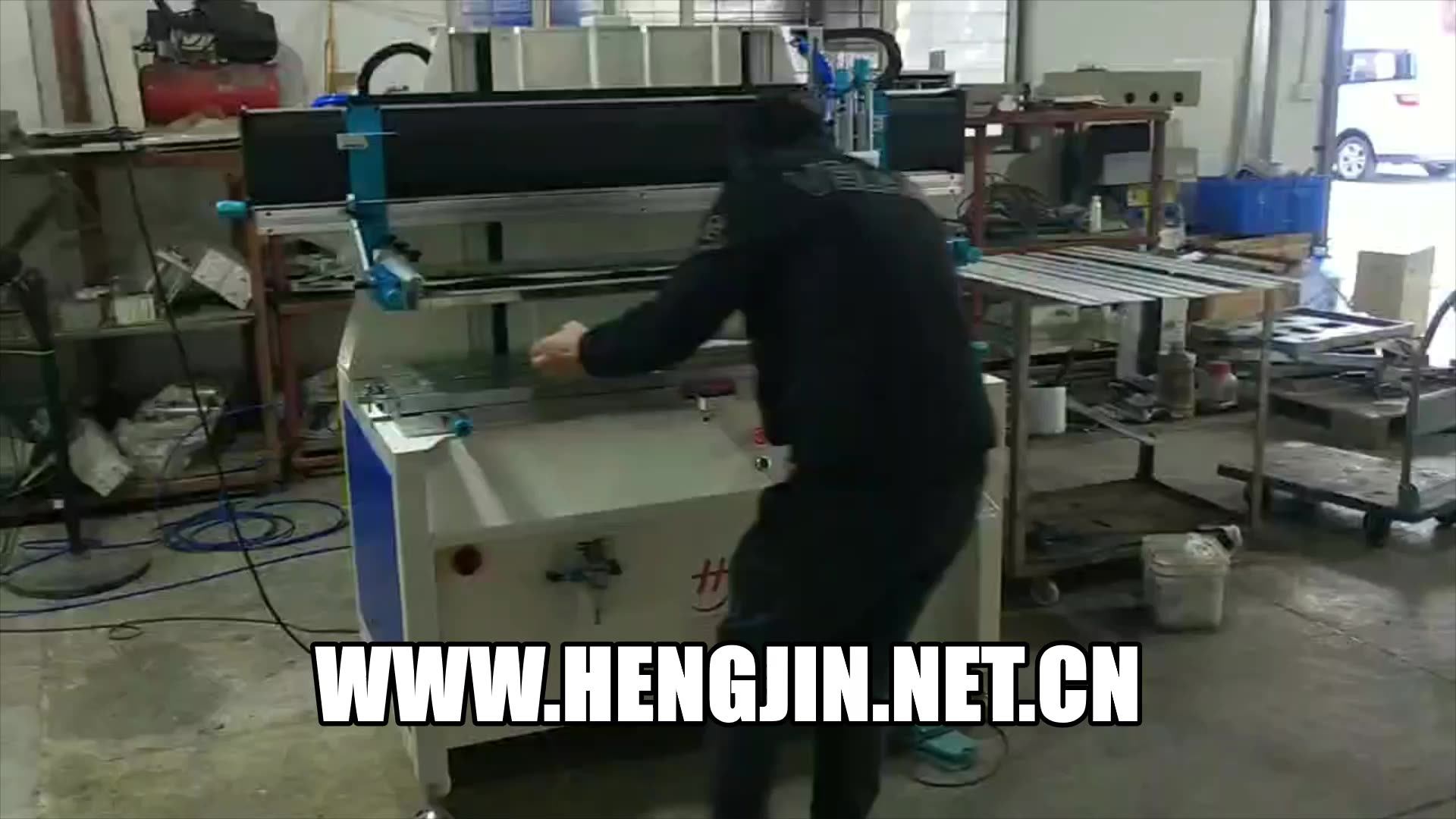 Hs600p Hengjin Big Screen Printing Machine Festo For Sale,Silk Screen