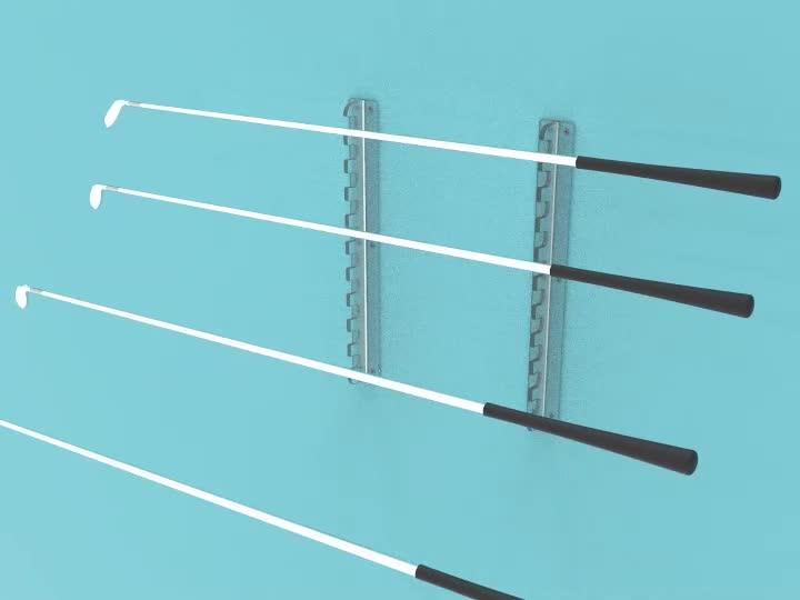 Acrylic 10golf Club Racks Retail Putter Horizontal Stand Display Case