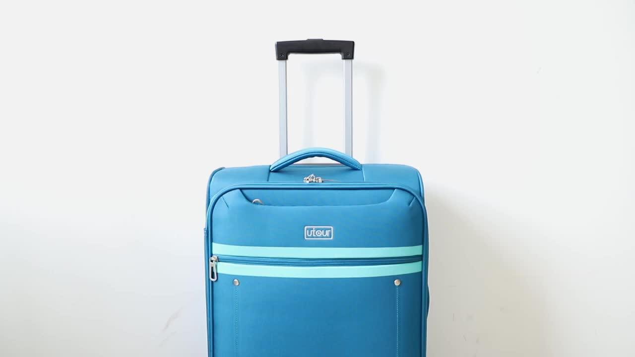High Quality Soft Oxford Nylon Luggage Bags Cases Trolley Cabin Travel