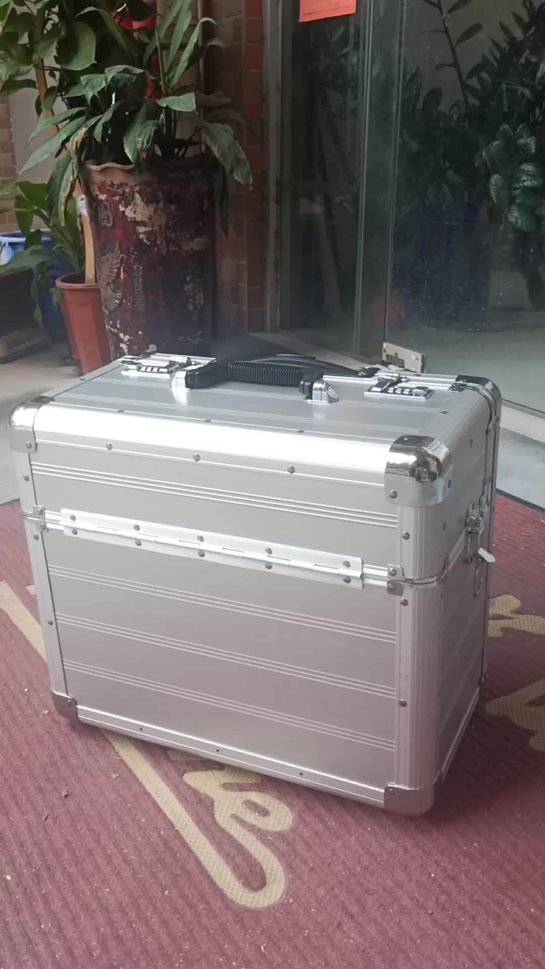 Custom Barber Scissor Box Aluminum Clipper Case Box For Clippers Case