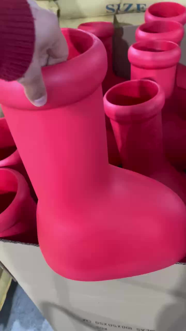 Cartoon Big Red Boots Cos Role Boots Role Playing Shoes Children's