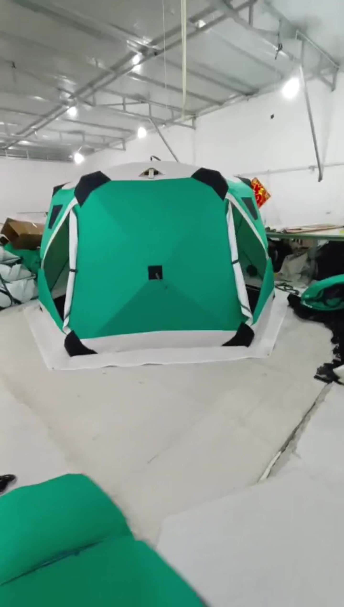 Ridge Pop Up Clear Pvc House Thermal Tent Multi Color Tent Ice Fishing