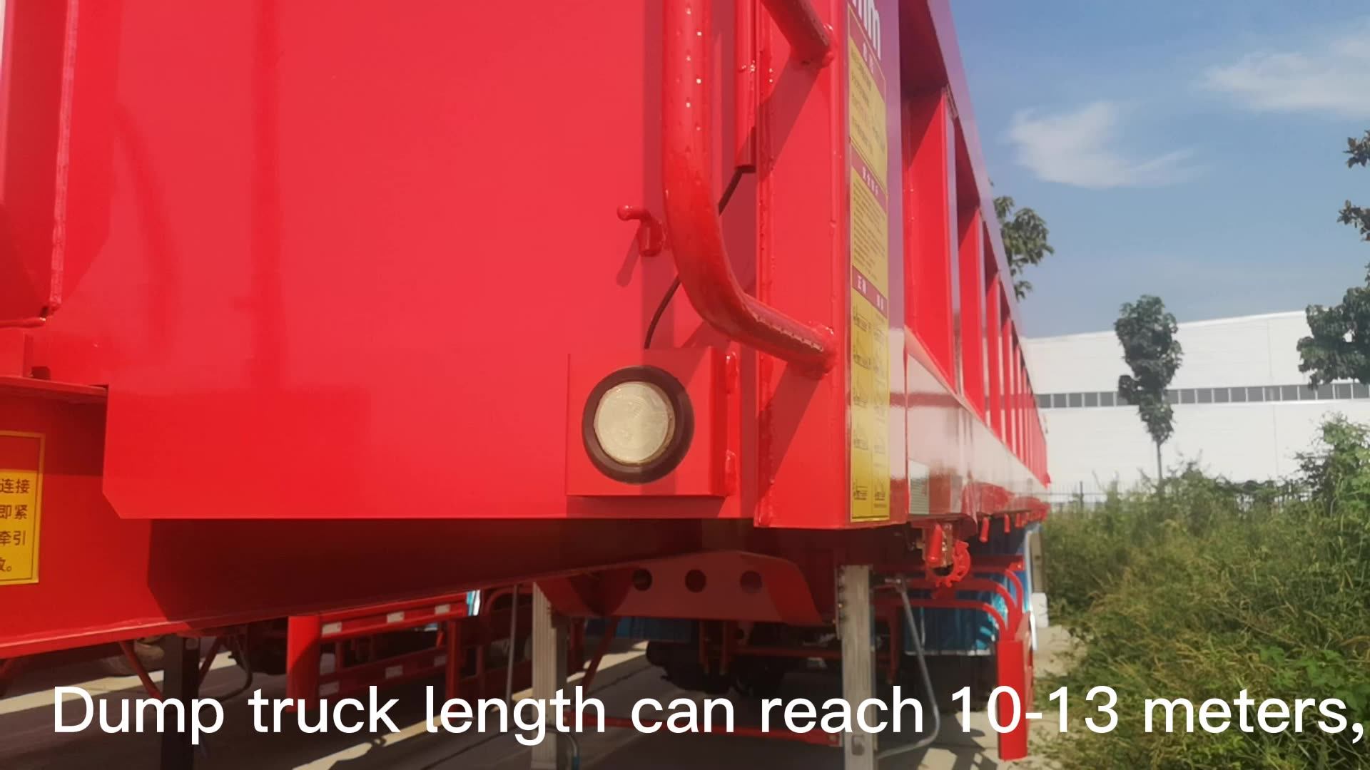 Berkley 3 Axles 4 Axles Heavy Cargo Transport Rear Dump Truck Trailer