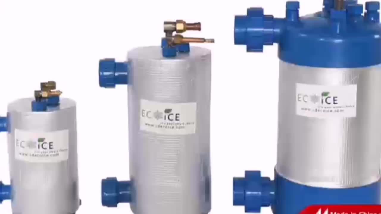 Screwed Titanium Tube Pvc Shell Heat Exchanger For Swimming Pool Heat