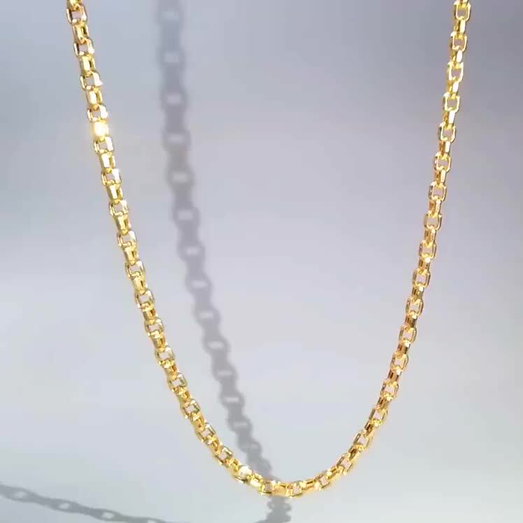 20/22/24/26 Inch 4.0mm Gold Chain 18k 