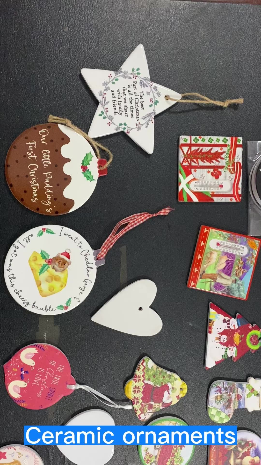 Wholesale Square Ceramic Fridge Custom Souvenirs Sublimation