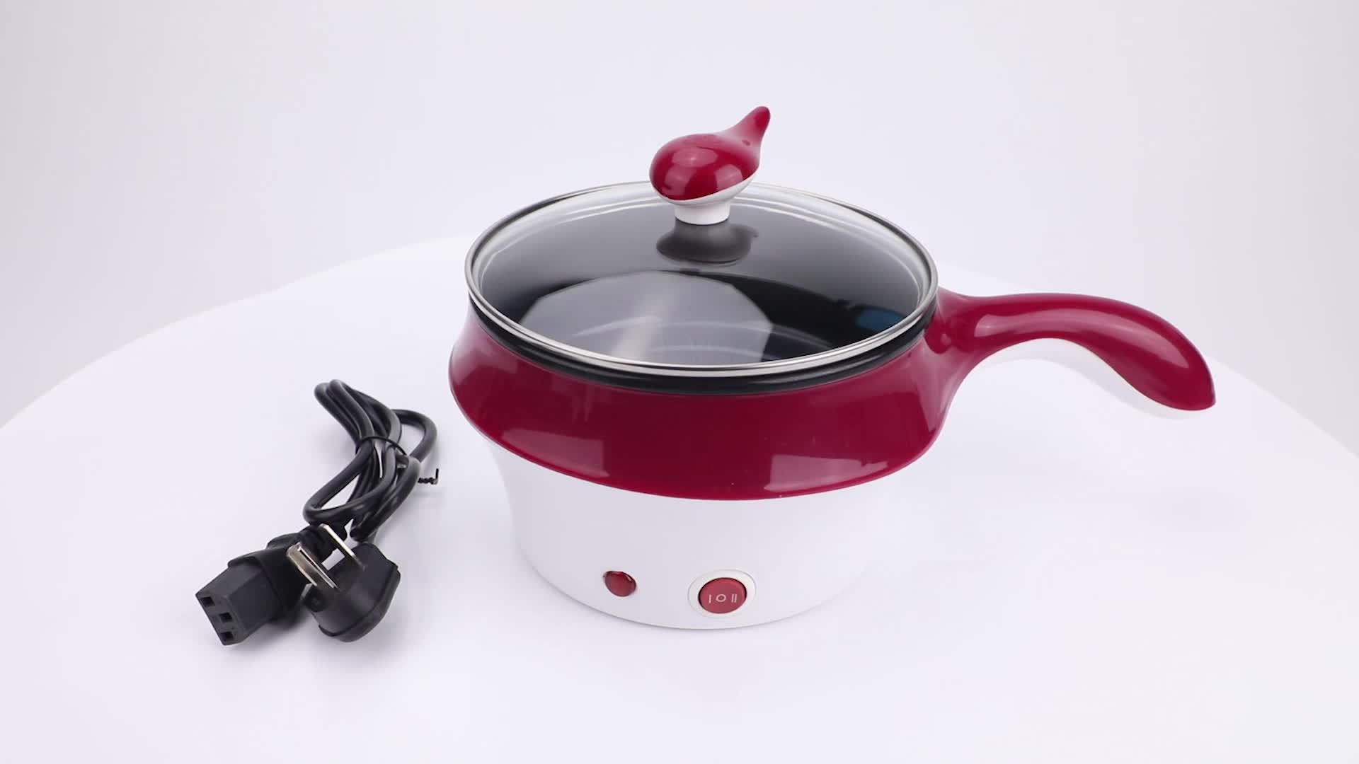 Multifunction Mini Steam Noodles Cooker Stainless Steel Nonstick
