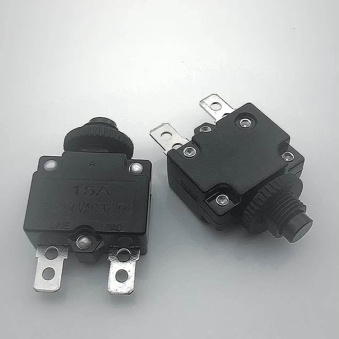 5a 10a 15a Reset Thermal Overload Protector Mini Electrical Circuit