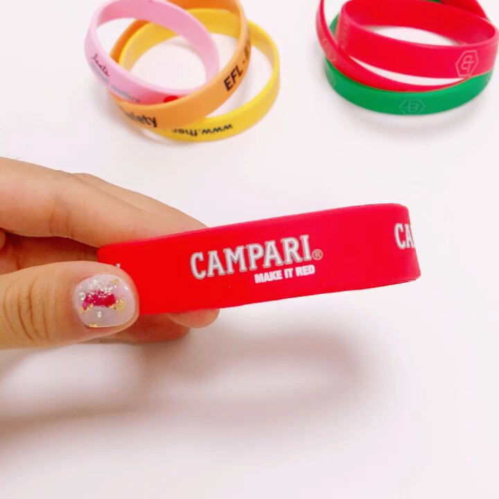 Manufacturer Custom Colorful Silicone Rubber Debossed Bracelet