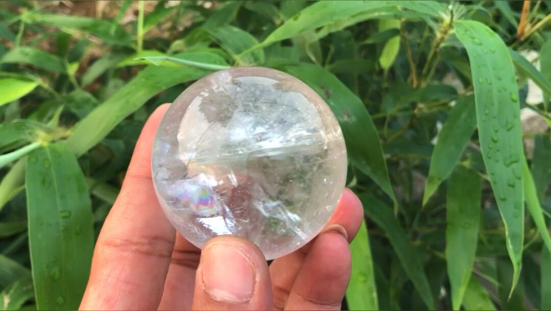 Wholesale Natural Rock Clear Quartz Spheres White Crystal Balls For