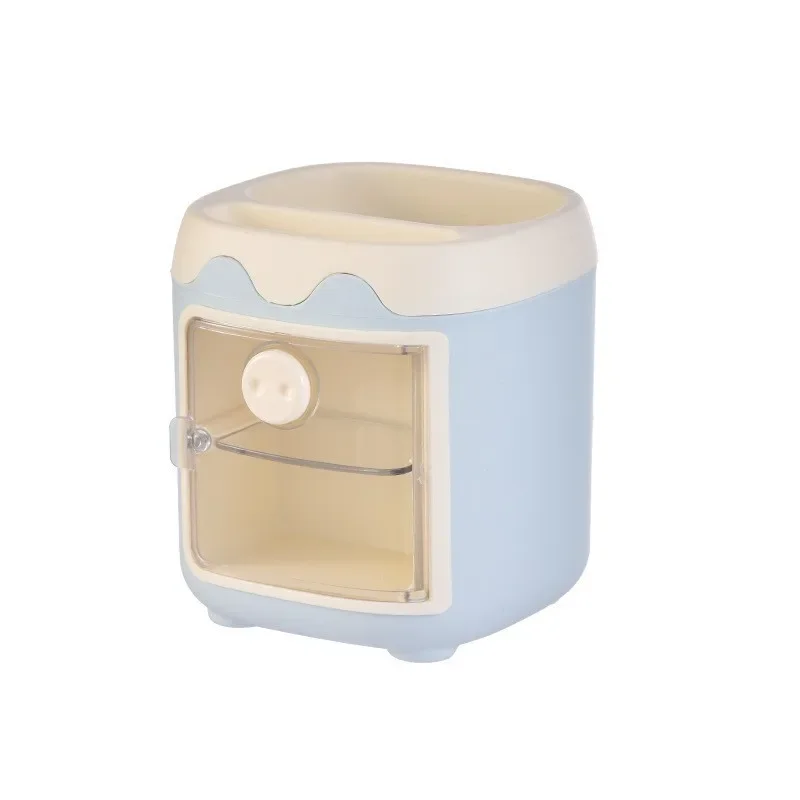 Pens holder for elementary school students, children's table storage system for men and women, cute pencil