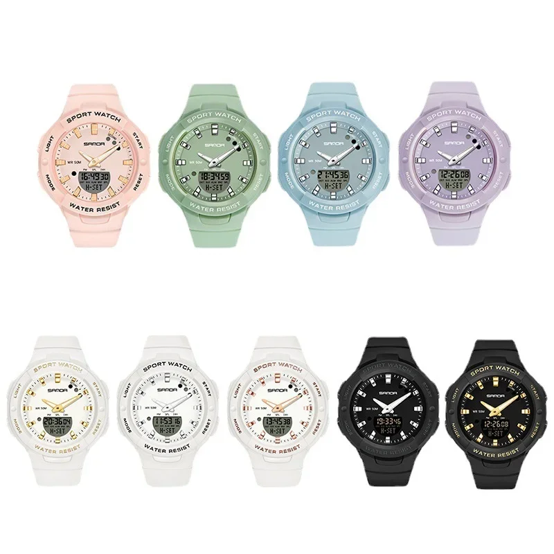 Girls Electronic Watch Girls Junior High School Students Style Korean Simple Temperament Boys Sports Waterproof Watch