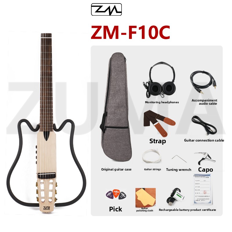 Zuma Foldable Silent Guitar Electric Box Beginner Portable