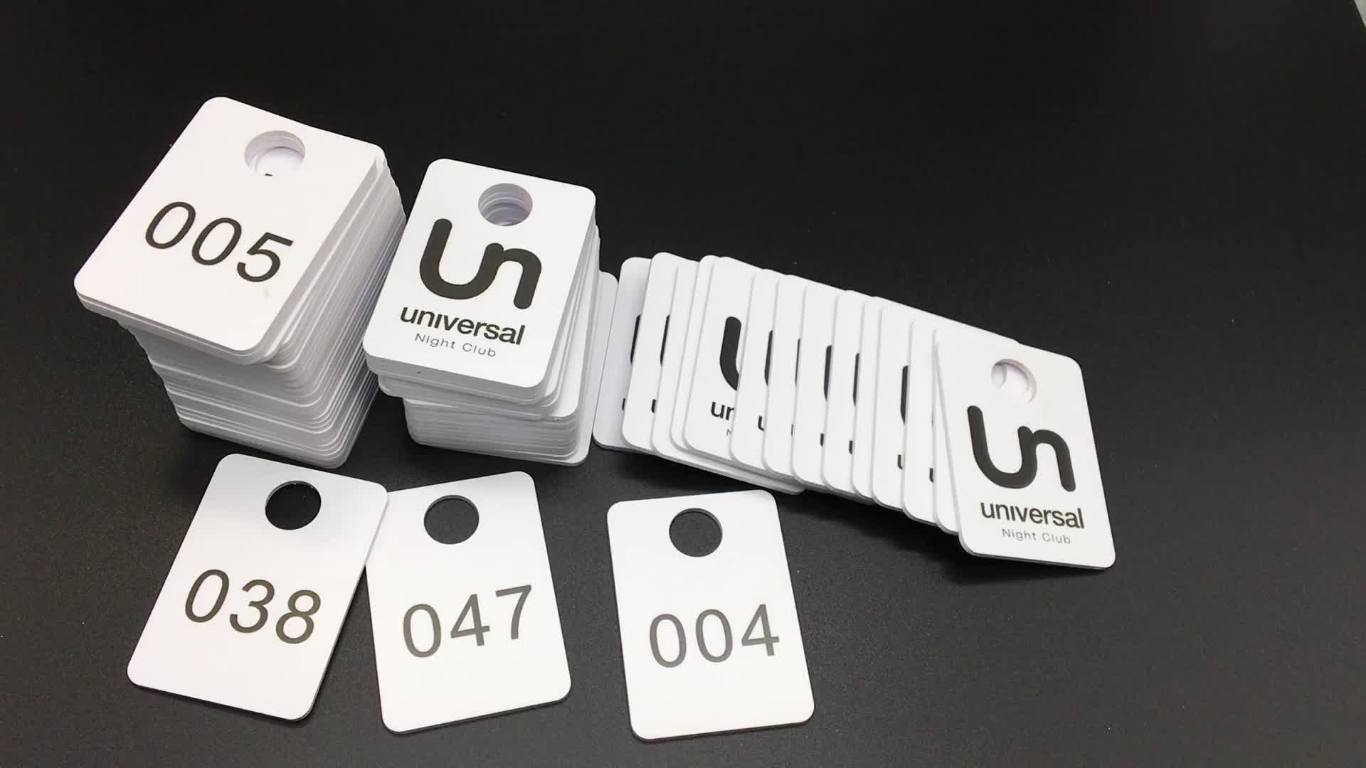 Round Tag 1-1/4 Inch Small Circle Metal Tags Number
