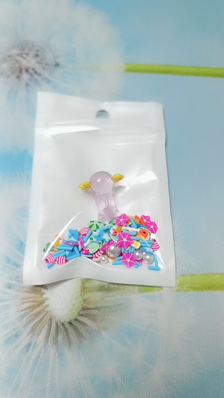 Cute Seashell Lollipop Resin Charms For Diy Clay Ornaments Crafts