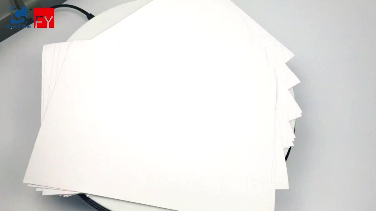 clear self adhesive paper