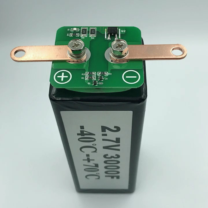 Stock Square 2.7v3000f Super High 3000 Farad Capacitor Battery 2.7v