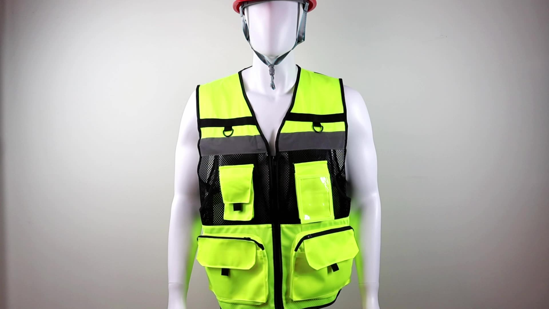 Security Waistcoat Construction Night Safety High Visibility Safety ...