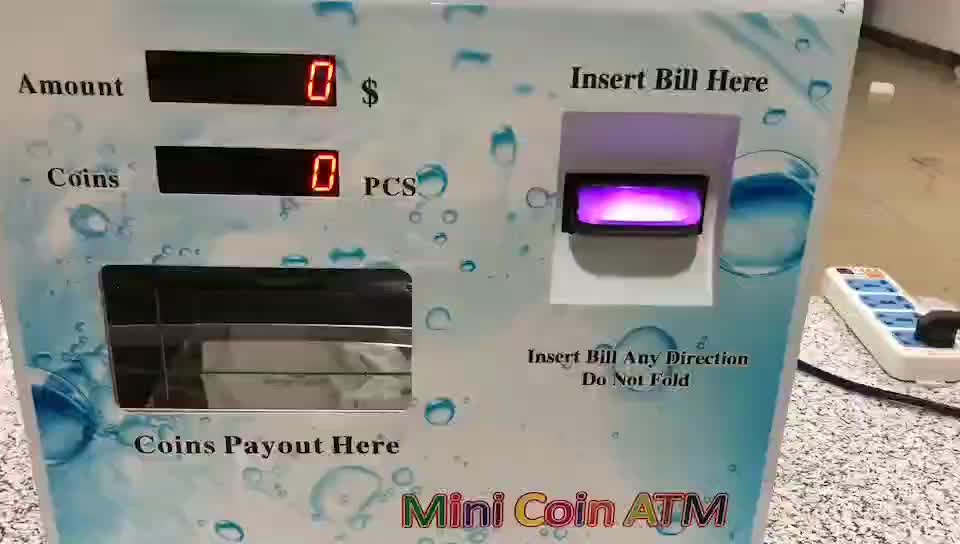 Distributeur De Pièces De Monnaie,Machine À Échange Pour Le Service Autonome Buy Auto Service