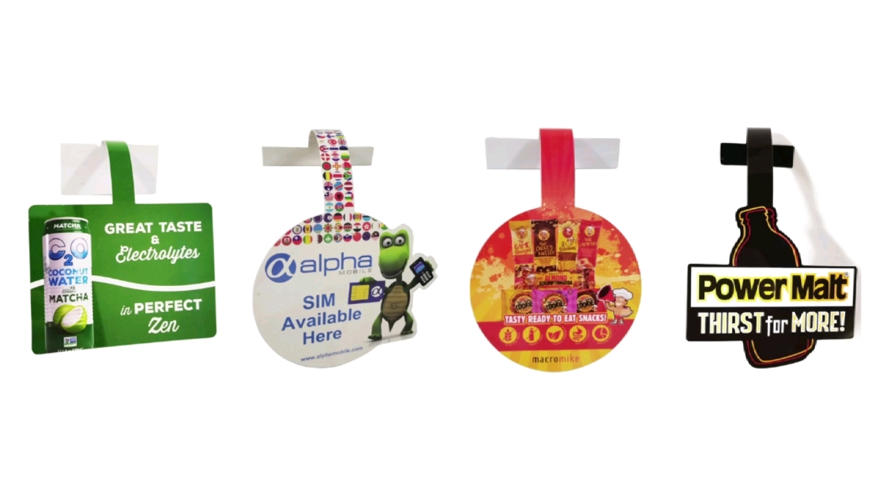 Pvc Shelf Wobbler Display Shelf Talker Buy Plastic Shelf Talker