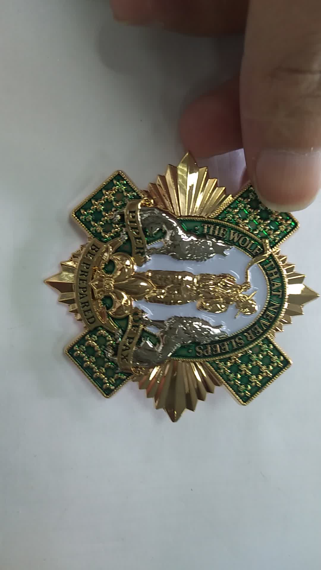 Metal Security Officer Badges,Gold Security Officer Lapel Pins,Custom