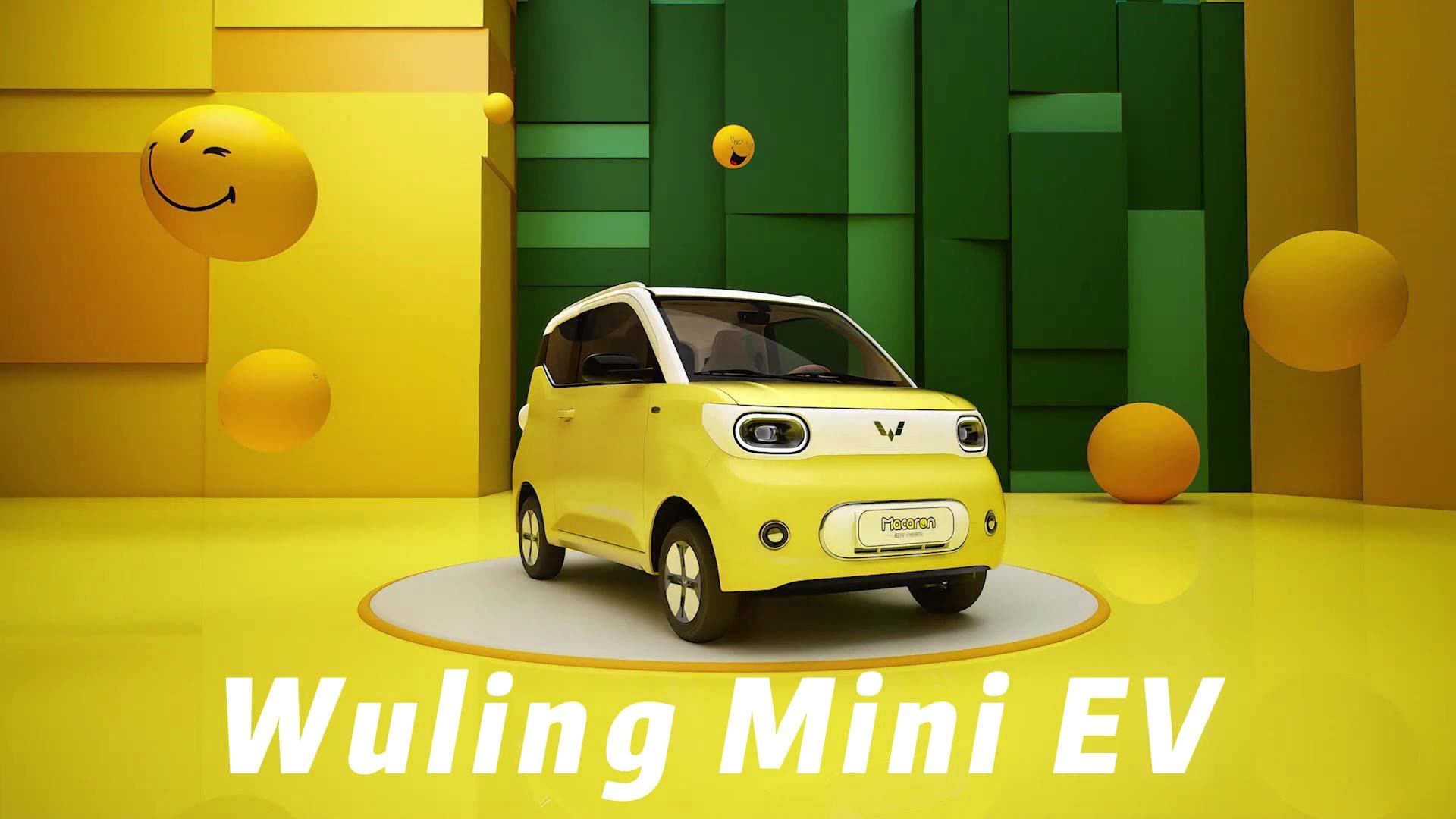 New Wuling Hongguang Mini Ev 2024 Electric Car 4 Seater Cheap Cars