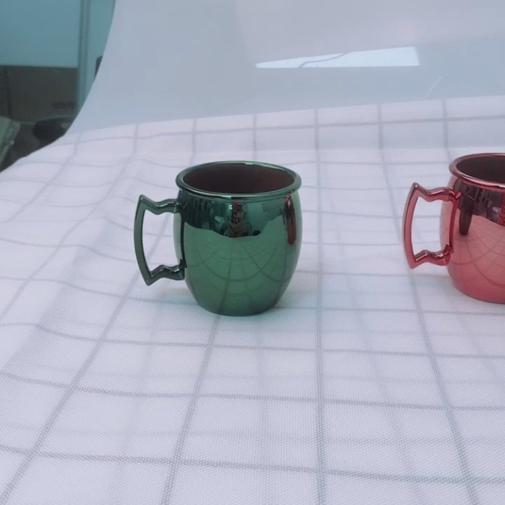 16oz Plastic Moscow Mule Mug Color Mugs Copper Ecofriendly Classic