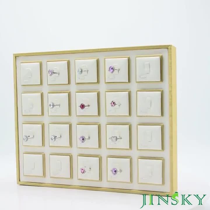 Custom Leather Jewelry Display Trays Stackable Jewellery Tray Buy