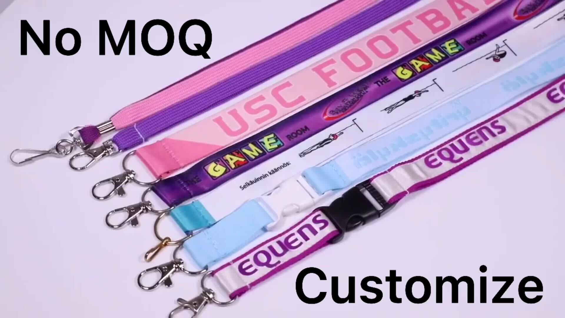 Lanyard Manufacturer Free Sample Promotional Cheap Custom Printed