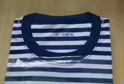 Sea Soul Shirt Training Uniform Speed Dry Short Sleeve Blue White Striped Short Sleeve Physical Fitness-Taobao