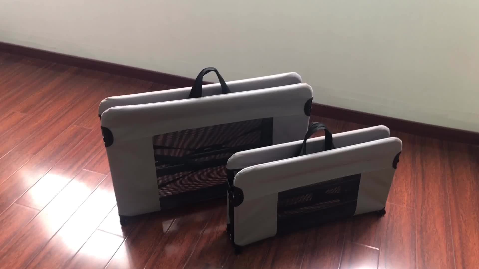 Foldable Elevated Cooling Summer Pet Dog Bed Easy Carrying Portable For