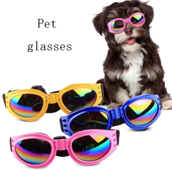 Free Shipping Pet Dog Personality Supplies Pet Glasses Folding