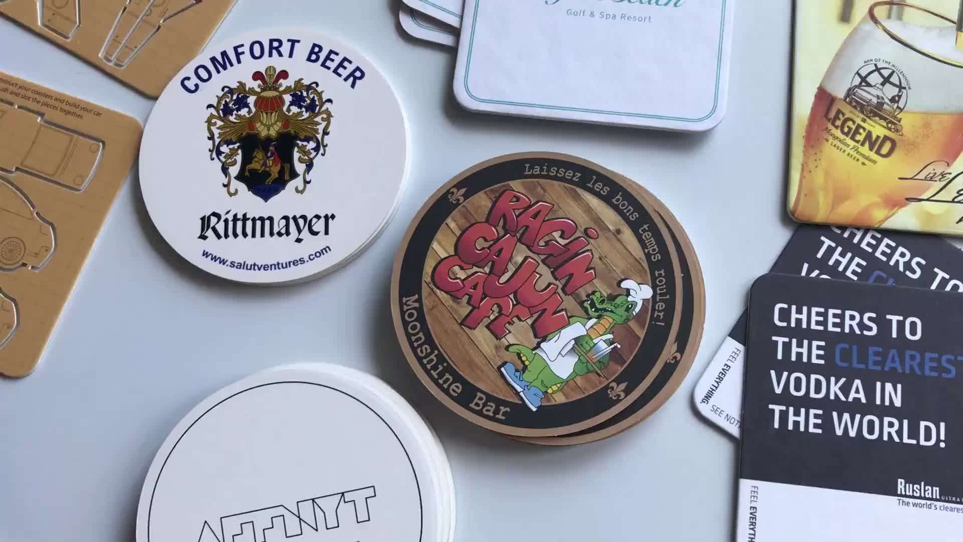 Disposable Home Daily Using Beer Coasters Absorbent Paper Buy Beer