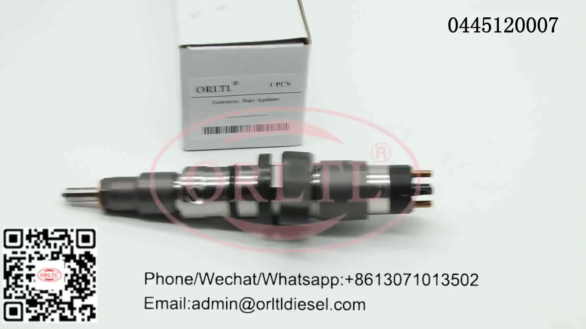 Orltl 5255184 2r019813 3 1409652 0445 120 007 Common Rail Injector Assy