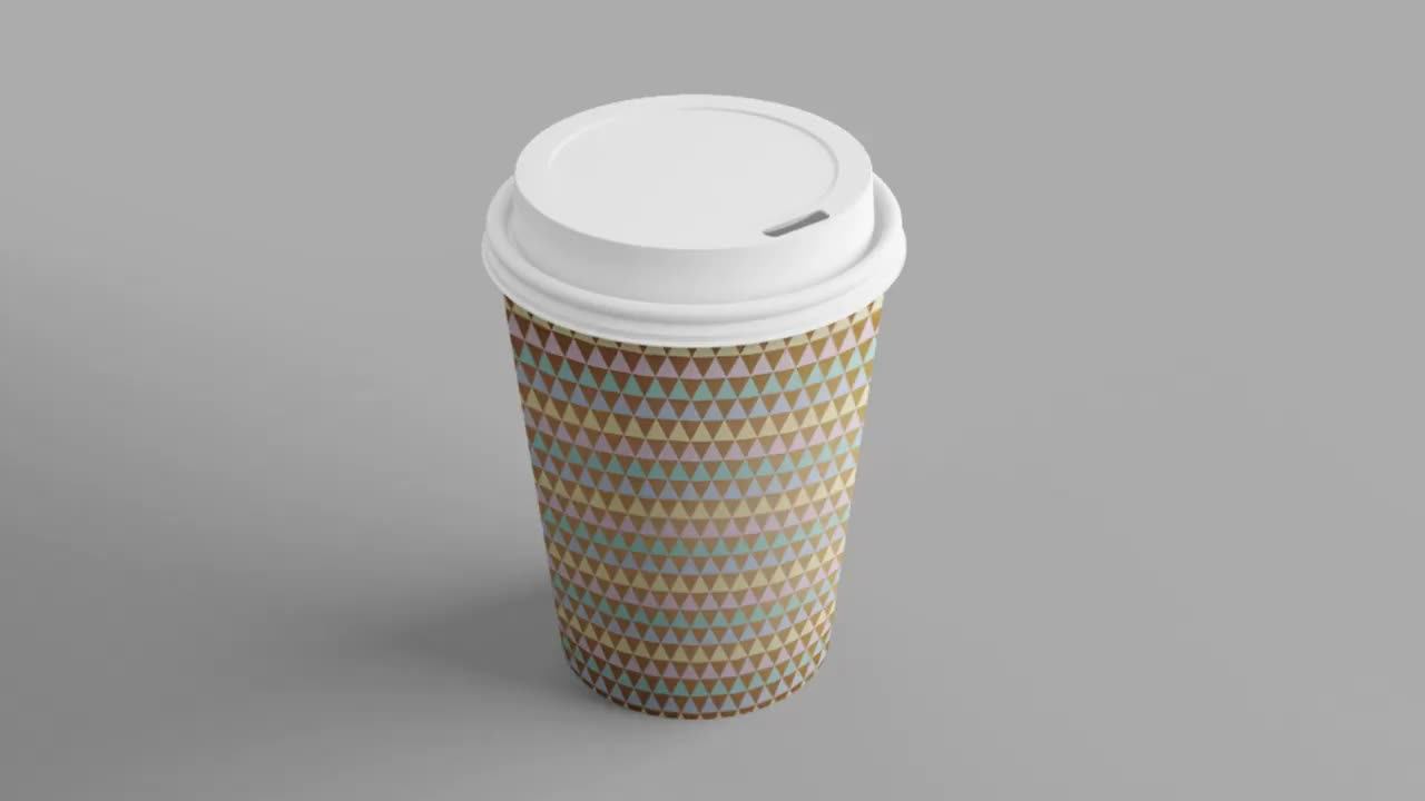 Customized Cheap Take Away Hot Drink Craft Papercup Disposable Kraft