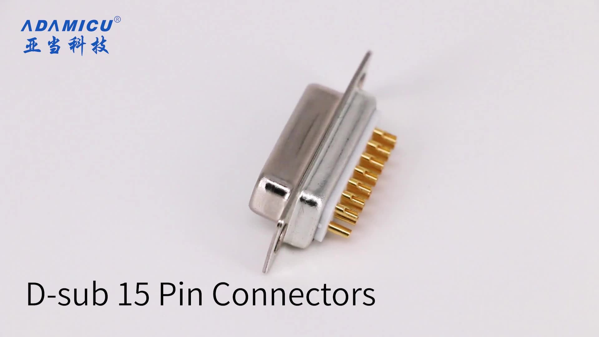 Db15 Way D Type Dsub Solder Connector Pins Stamped Contacts For Cable Buy 15 Way D Type Dsub