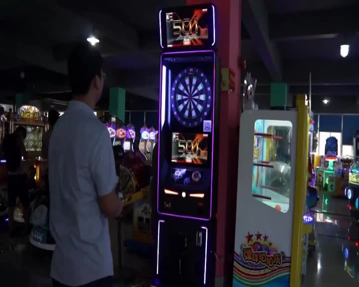 Hot Sale Coin Operated Electronic Phoenix Dart Boards Game Machine