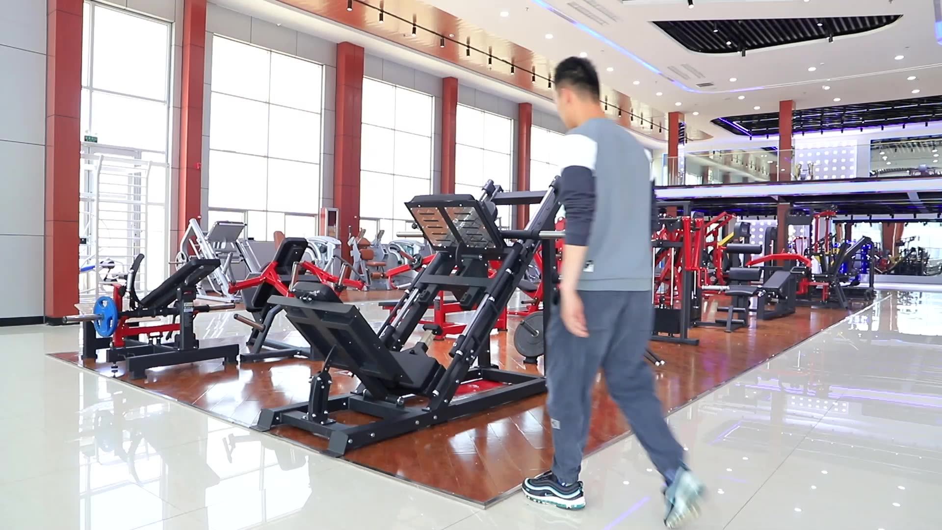 Commercial Plate Loaded Fitness Strength Training 45 Degree Leg Press