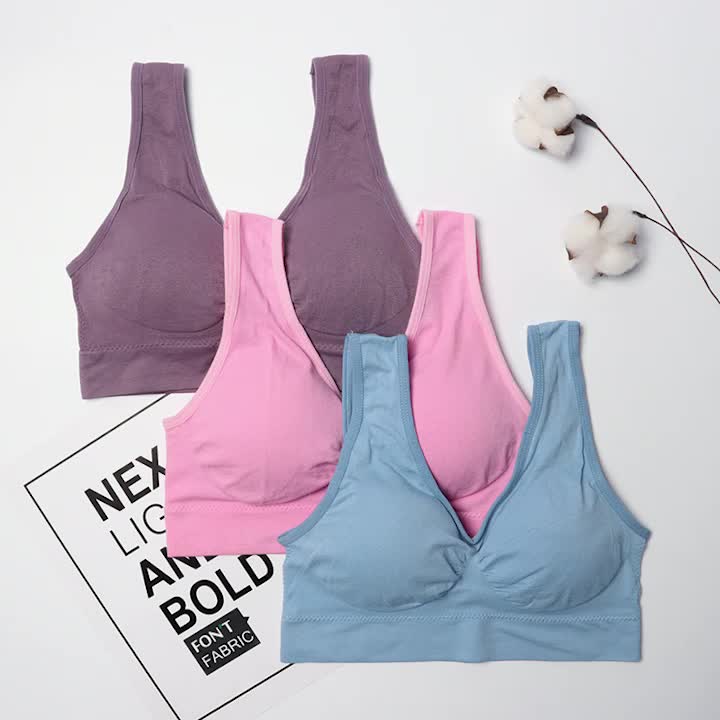 Fitness Ladies Girls Running Gym Yoga Bra Tops Custom Logo Crane