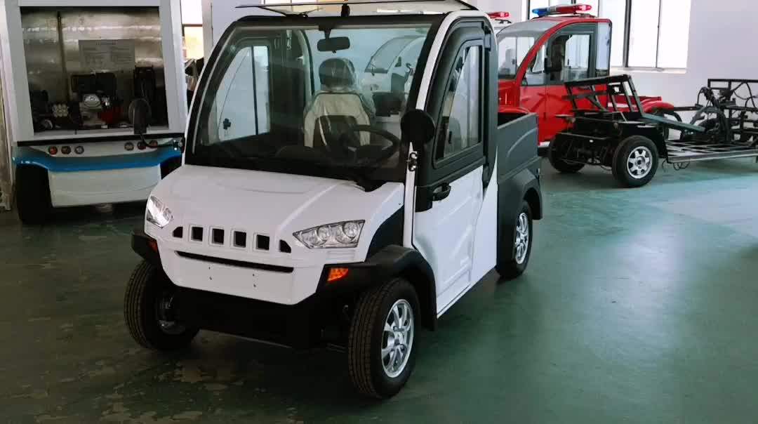 New Electric Car Electric Utility Vehicle With Cargo Box Buy New