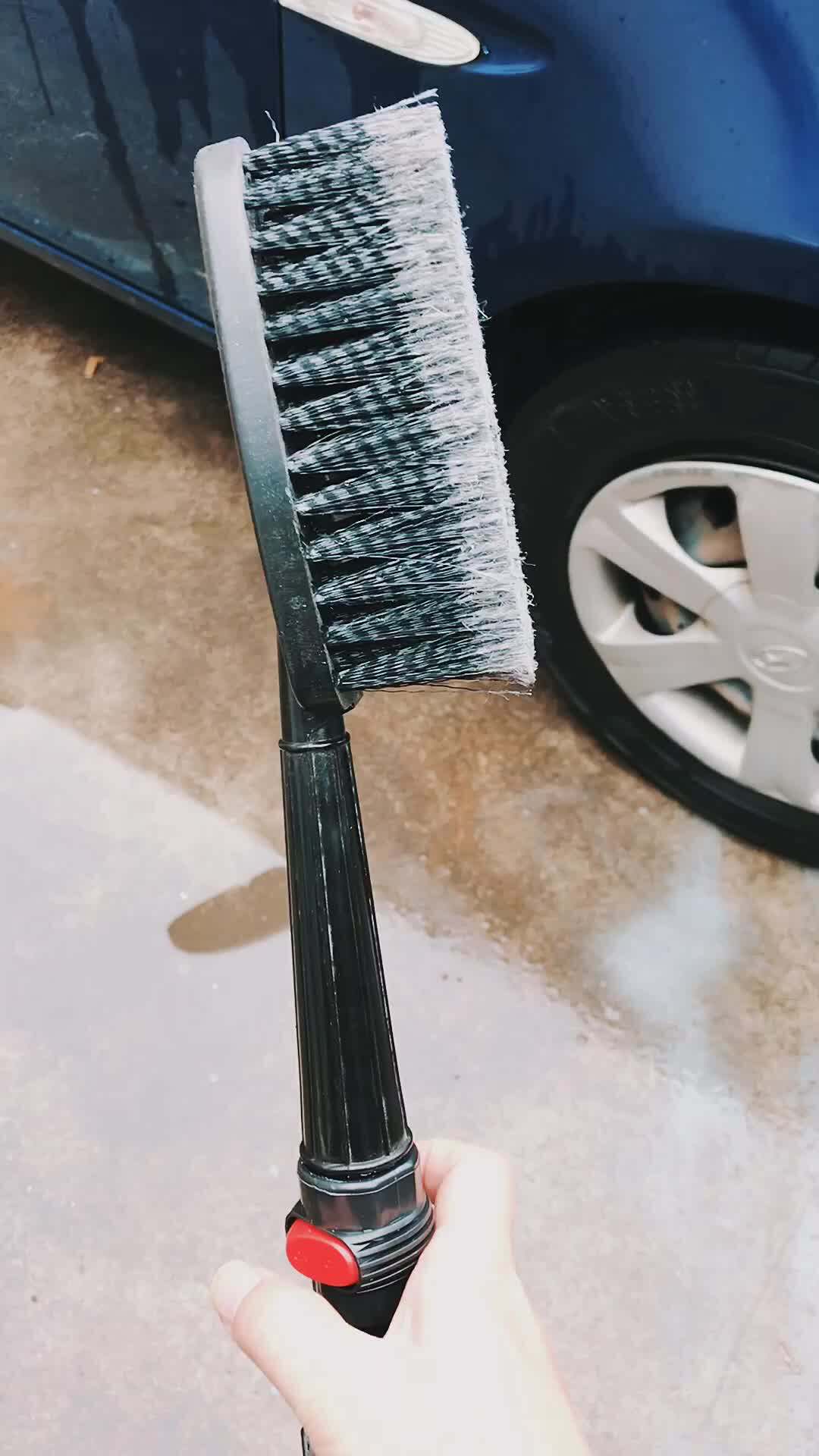 Soft Bristle Brush Cleaning Rims Tire Detailing New Trp Pp Scraper