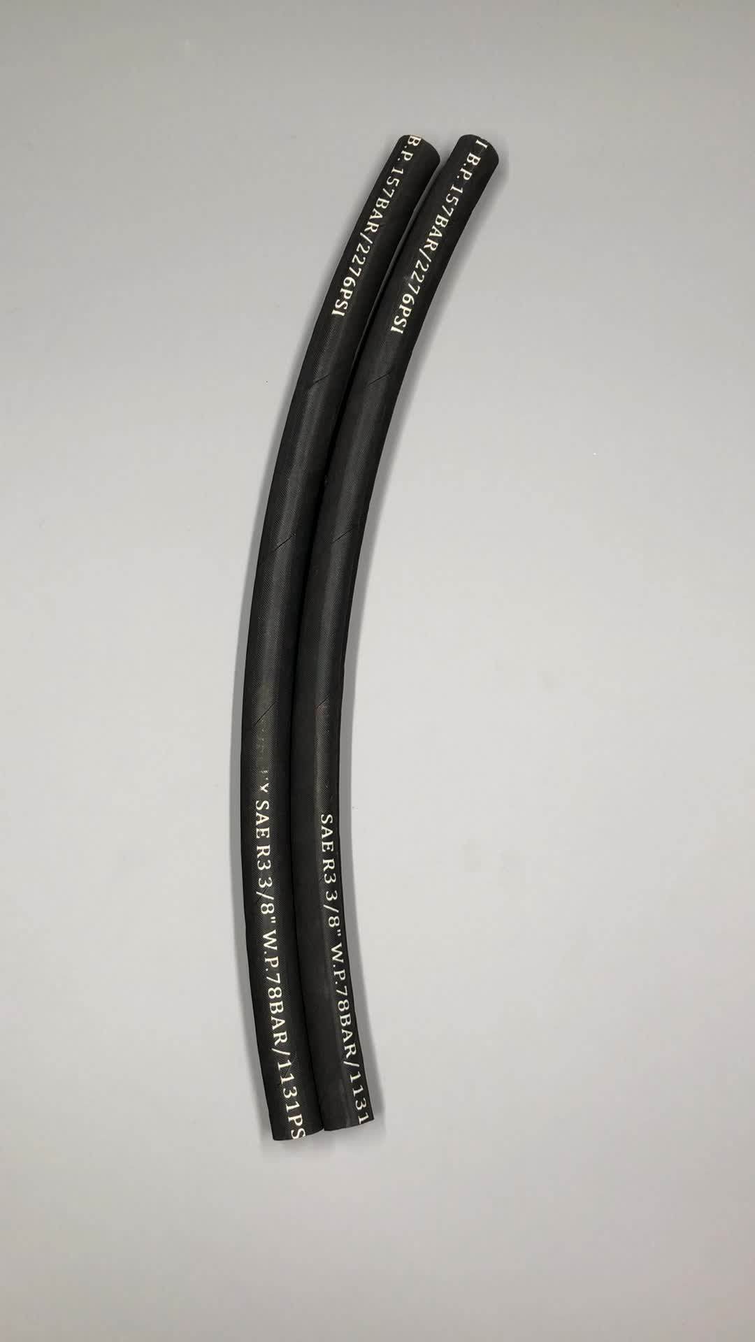 Huntpower Oil Abrasion Hydraulic Hose Din En854 2te/rubber Hose Holder