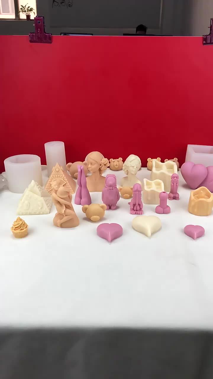 Classic Pregnant Woman Good Shape Lady Silicone Candle Mold