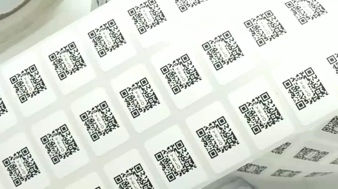 Customized Upc Code Stickers Printing Waterproof Self Adhesive Barcode