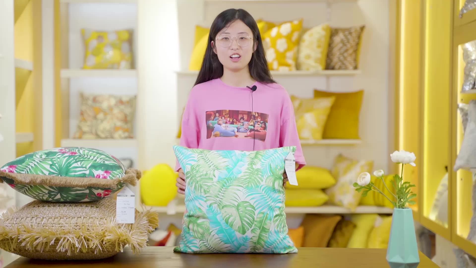 New Design Aztec Polyester Square Home Decorative Boho Handmade Throw