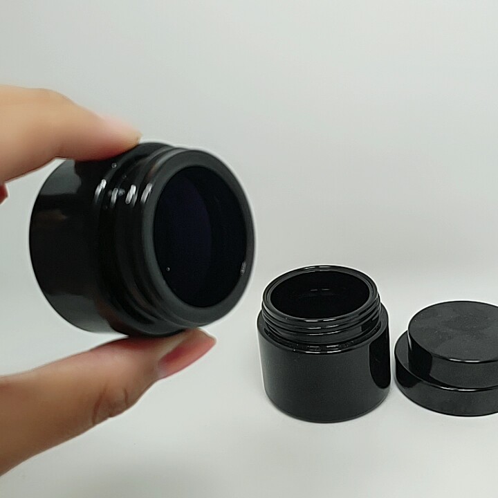 Wholesale Airtight Violet Protection Cosmetic Black Uv Protection Glass
