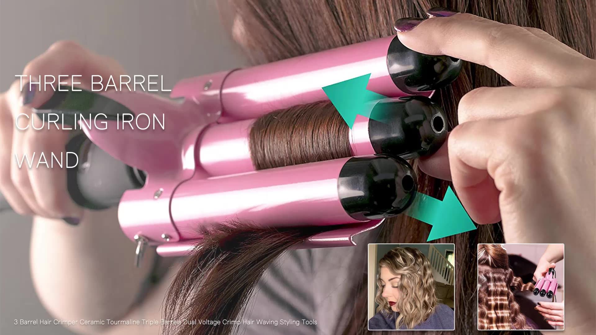Wholesale Curling Irons Hair Straightener Curler,Magic Hair Curlers