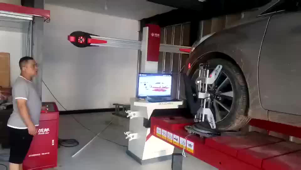 2 Post Lift Wheel Alignment Machine Full Set 3d Lawrence Wheel Aligner