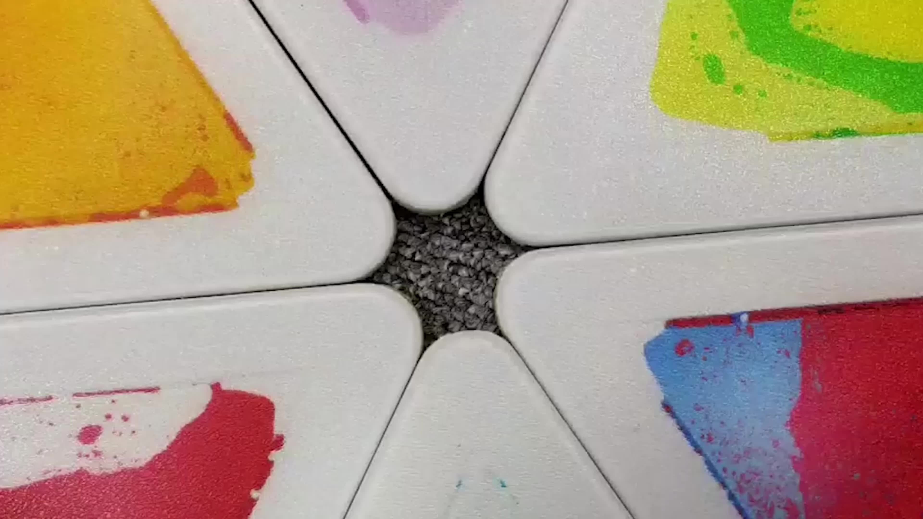 Custom Made New Sensory Colorful Play Tiles Early Learning Set Of 4